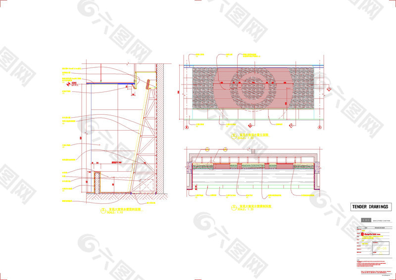 公共空间节点大样建筑图