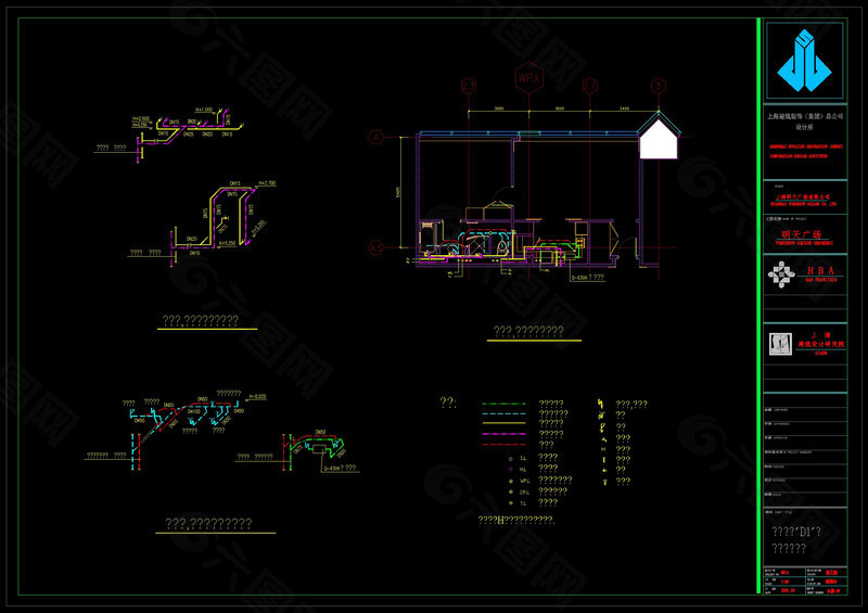 给排水cad图纸