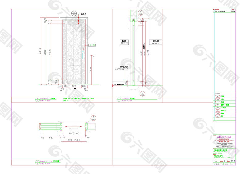 欧式古典户型建筑