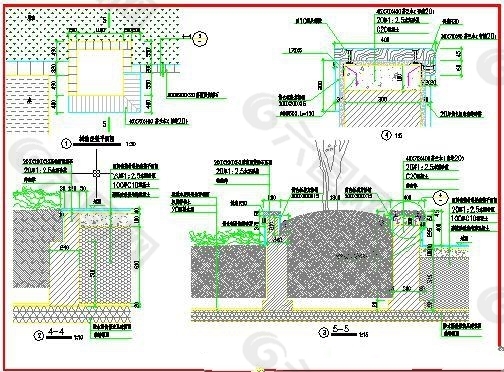 景观树池CAD施工详图