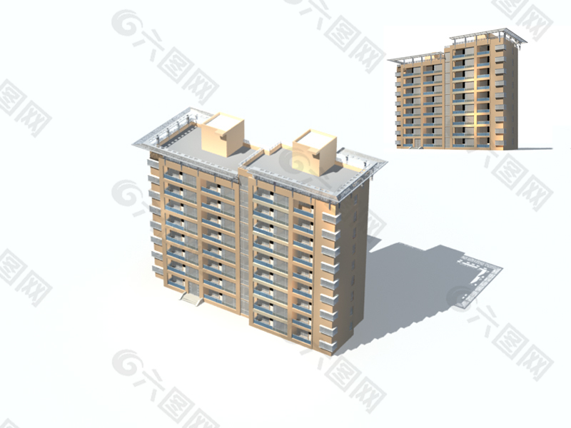 楼房建筑模型