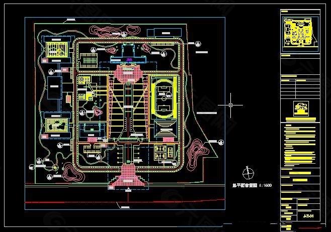 学校总平面布置图