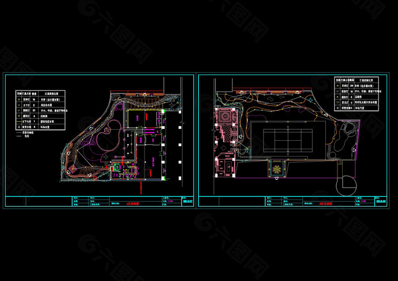 布灯图cad图纸