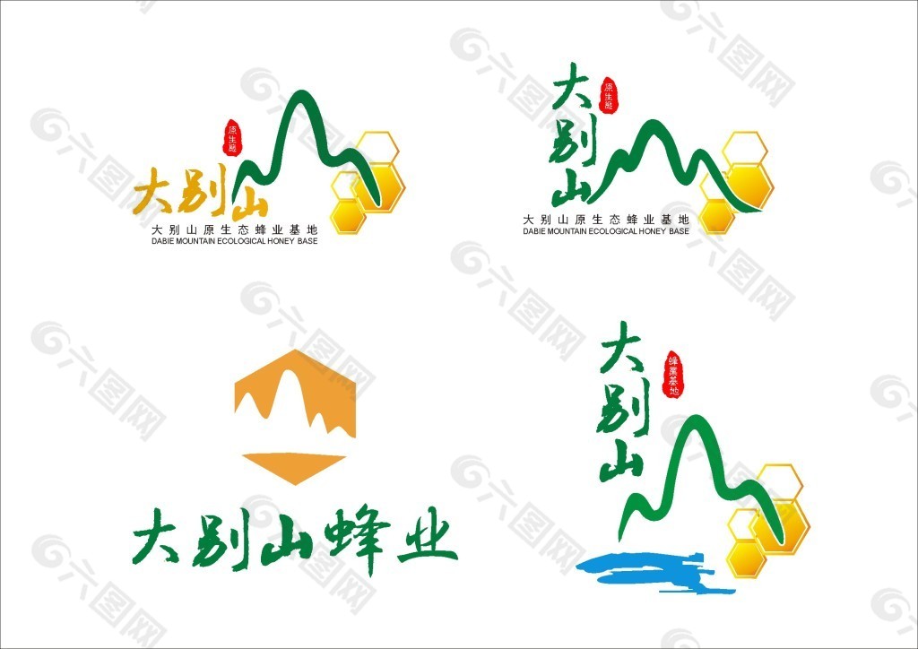 大别山蜂业LOGO