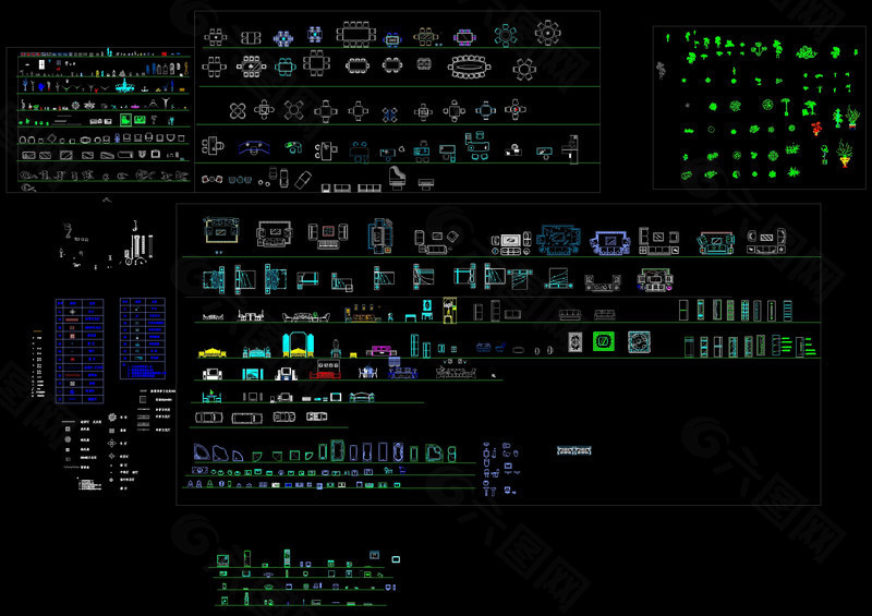 CAD常用图块汇总图库