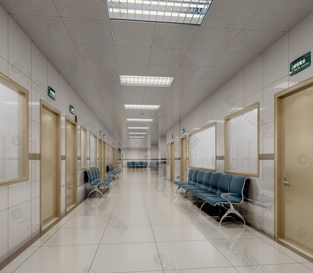 医院病房走廊高清图片下载-正版图片500988658-摄图网