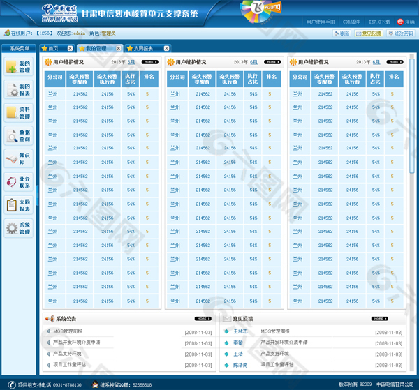 后台程序页面设计