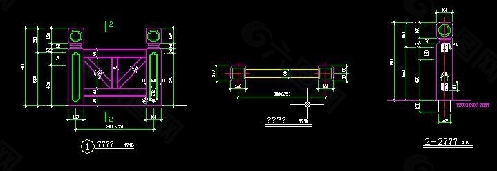 石栏杆施工图4
