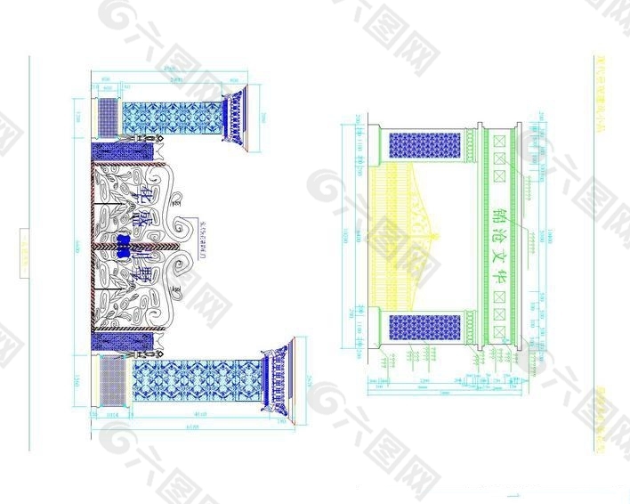 大门施工详图4