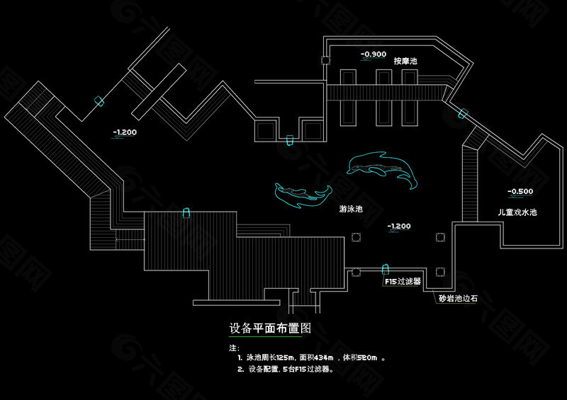 设备平面布置cad图纸