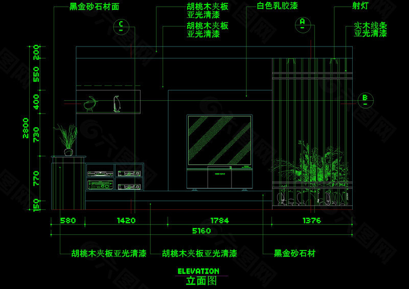 住宅家装cad图块