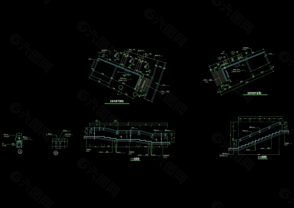 台阶cad图稿