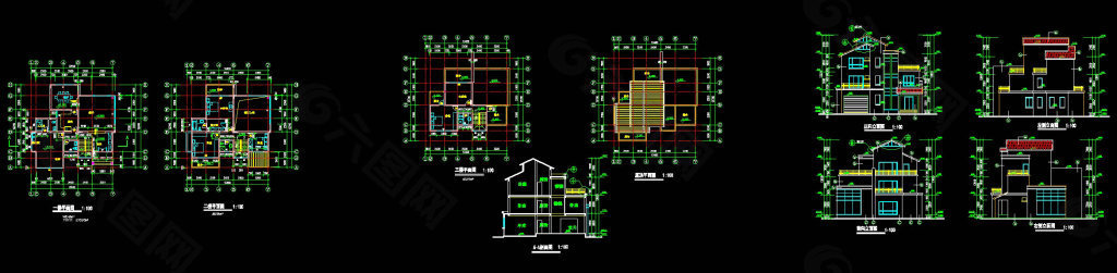 建筑大样cad图稿