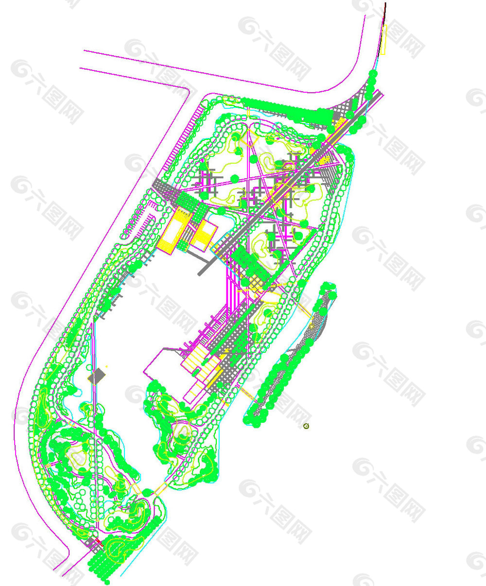园林平面规划cad图纸