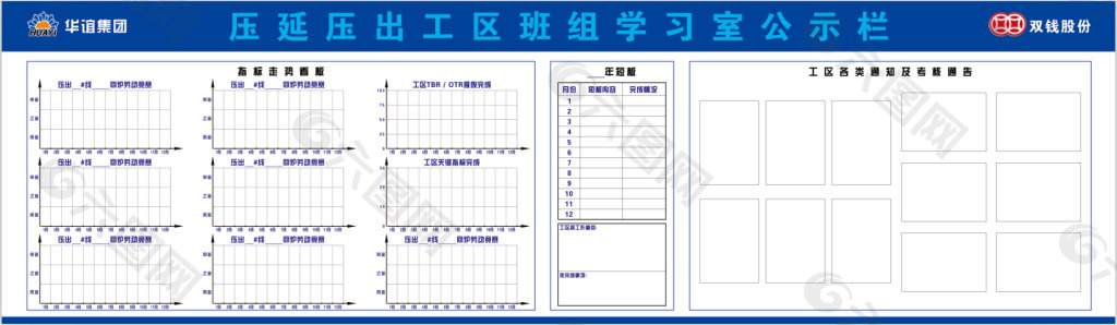 企业班组生产宣传栏