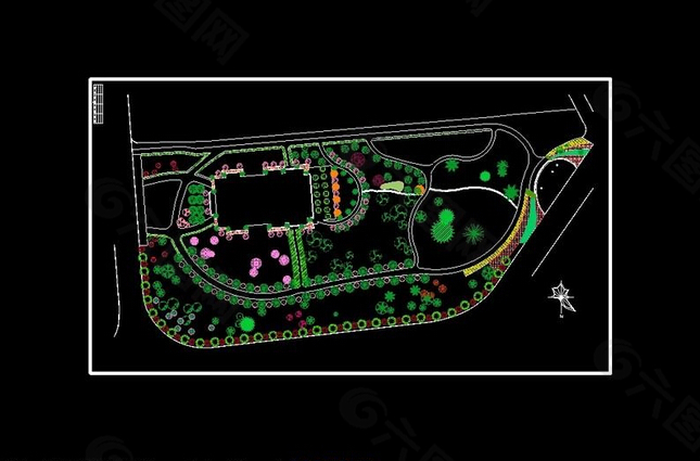 游园种植CAD图纸