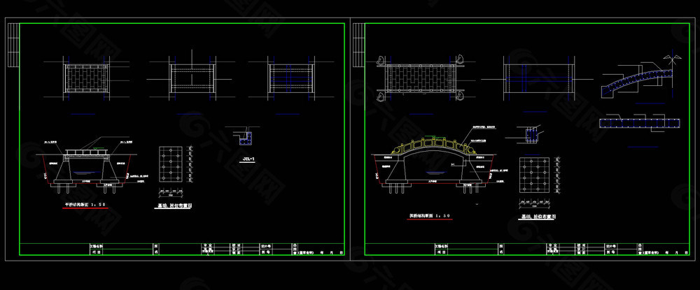 桥cad图纸