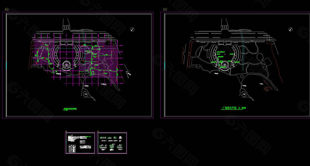 园林景观cad图
