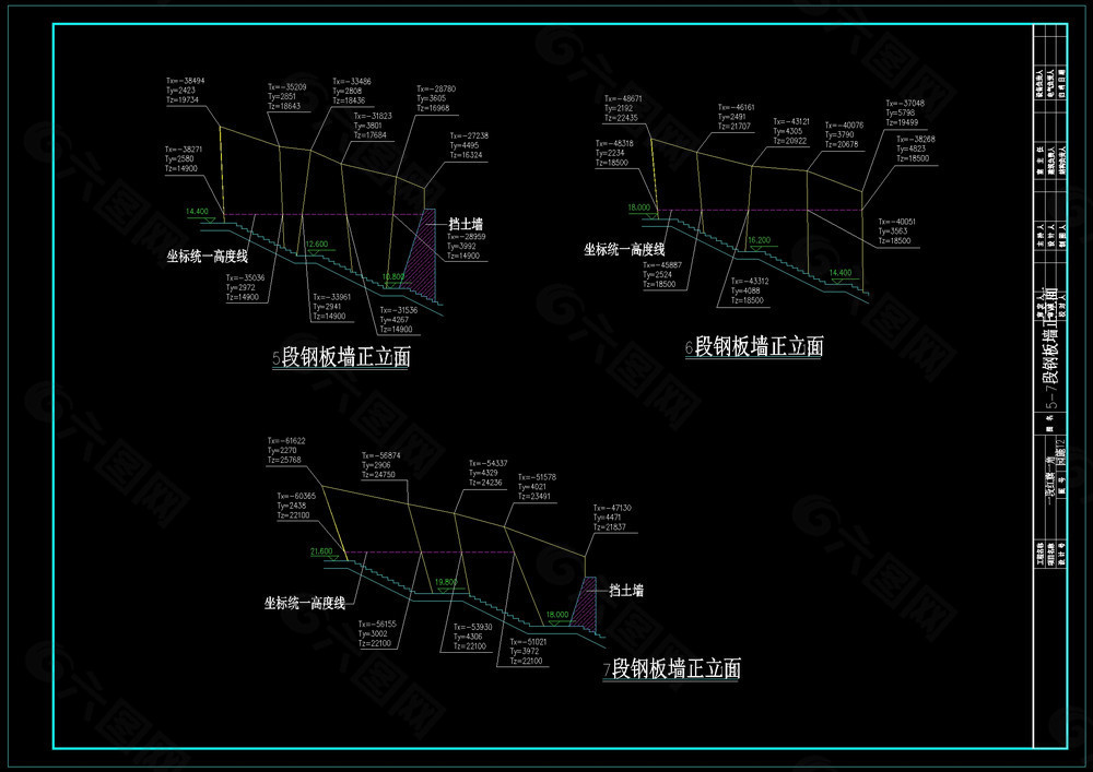 园林施工素材图纸