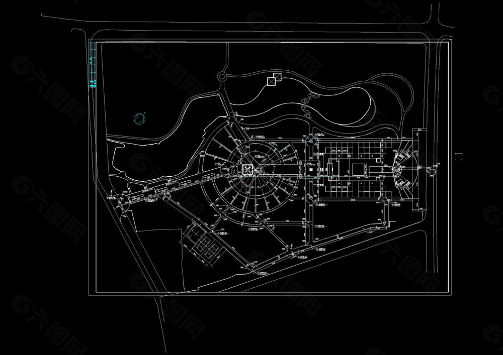 某公园全套景观cad设计图