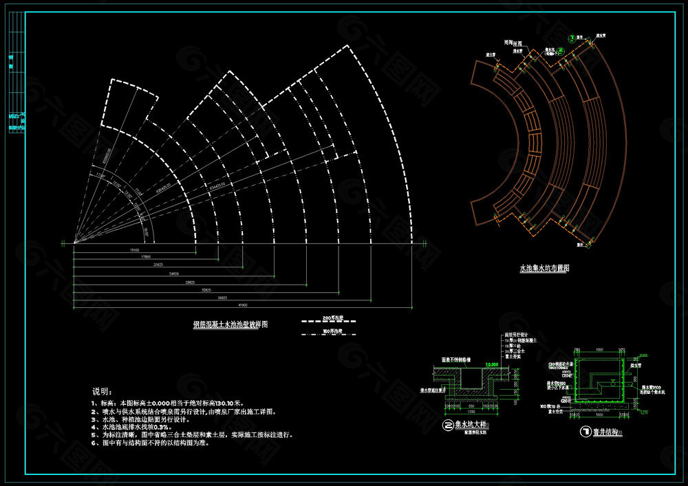 某公园全套景观cad设计素材