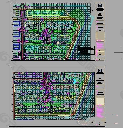 平面尺寸标注网格定位图