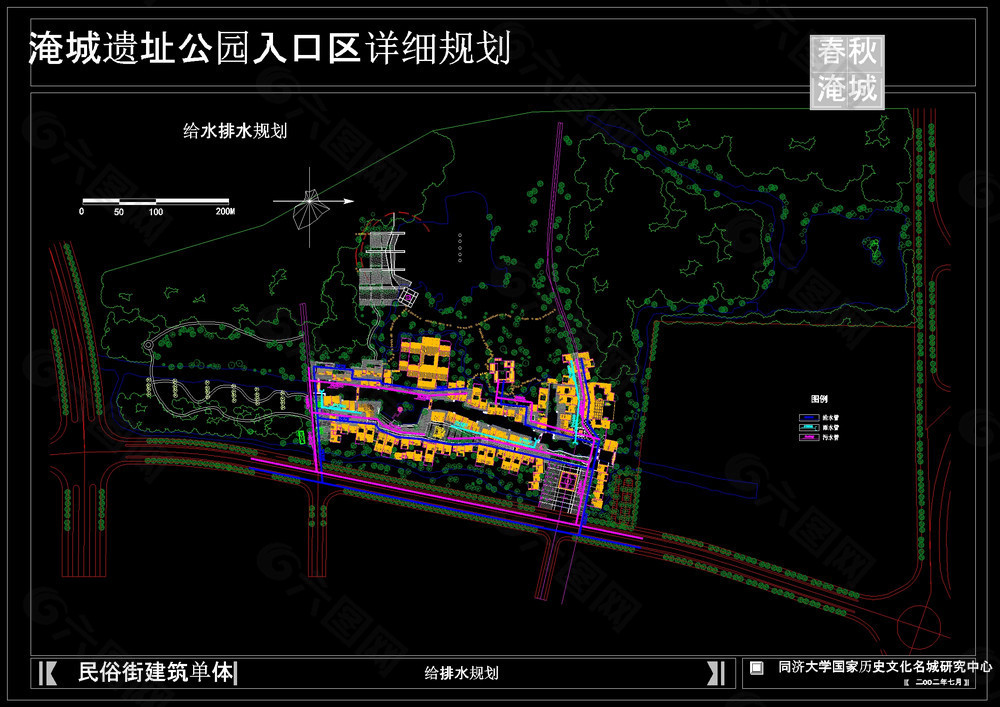 给排水cad图素材