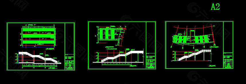 楼梯详图cad图纸