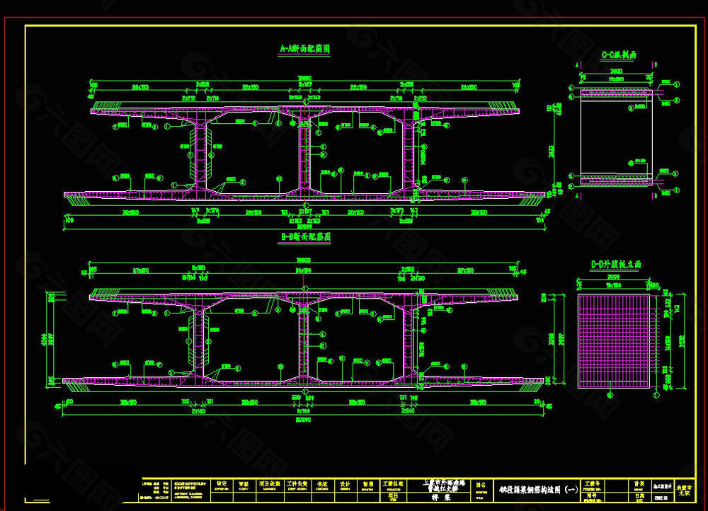 钢筋构造cad图纸