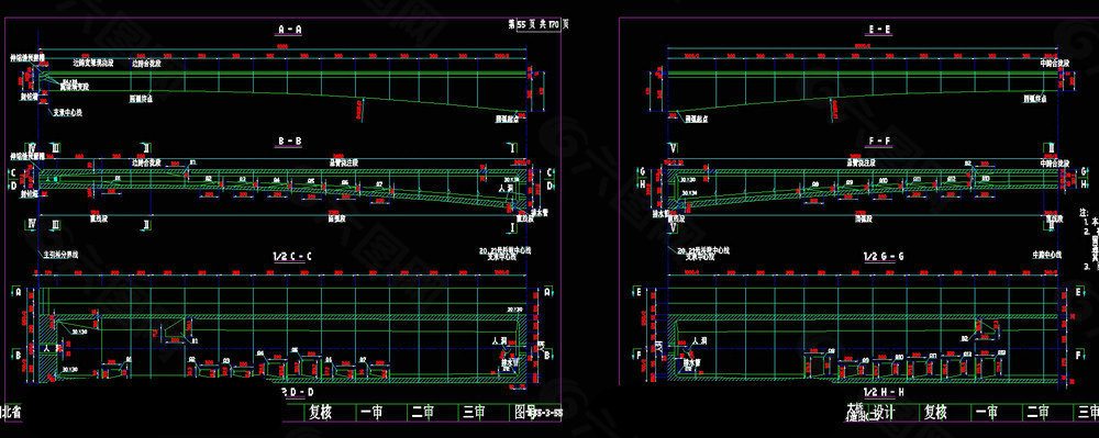 箱梁一般构造图cad图纸