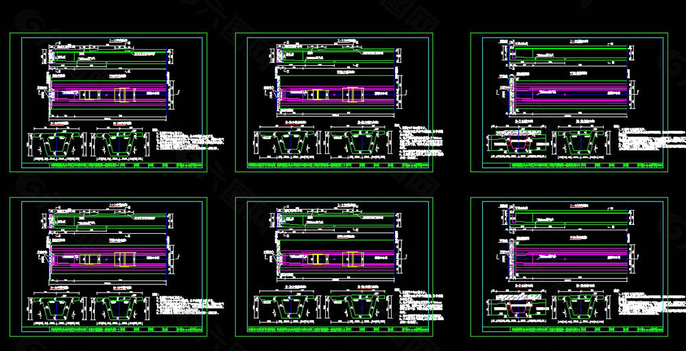 箱梁一般构造cad图纸