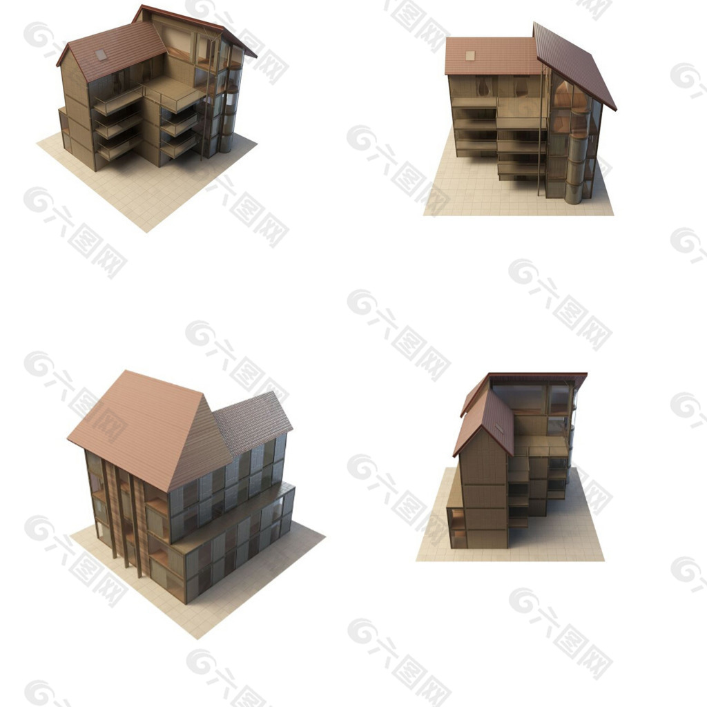 住房楼3d模型