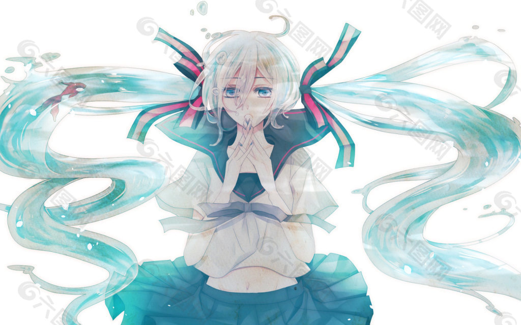 水手服初音