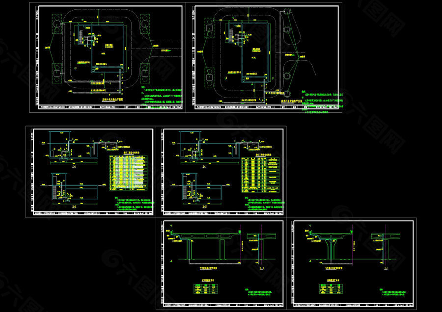 桥梁cad图纸