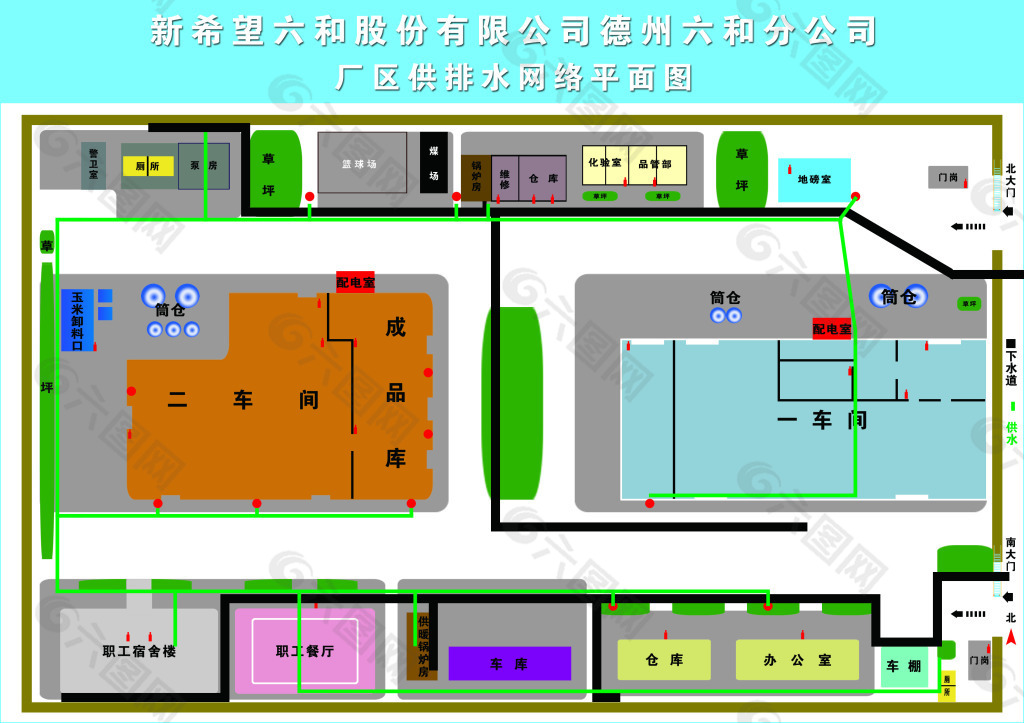 排水定置图