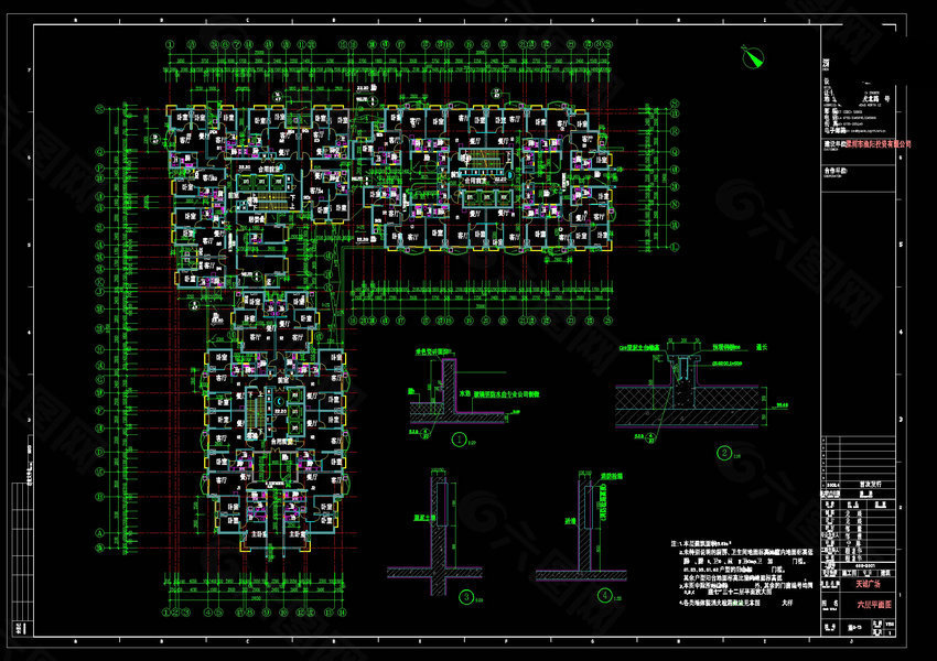深圳天诚广场cad详图设计