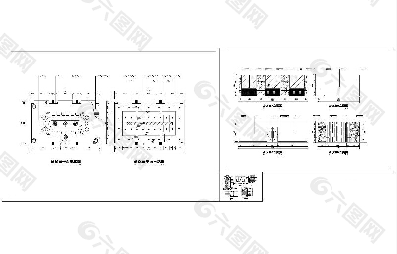 会议室CAD图