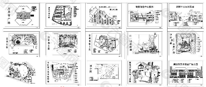 园林CAD图纸