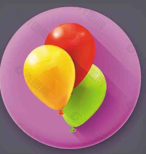 气球ICON图标标志图片