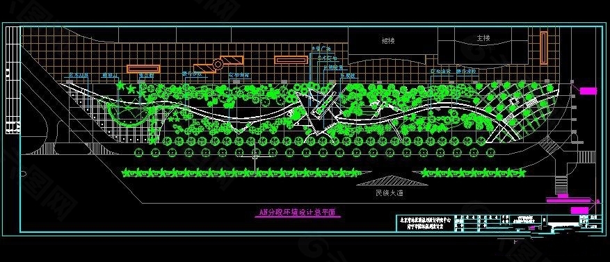 AN分段环境设计总平面