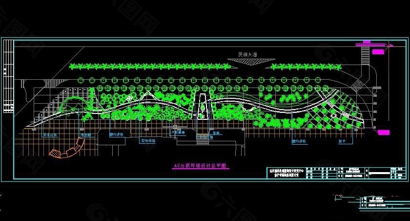 AS分段环境设计总平面