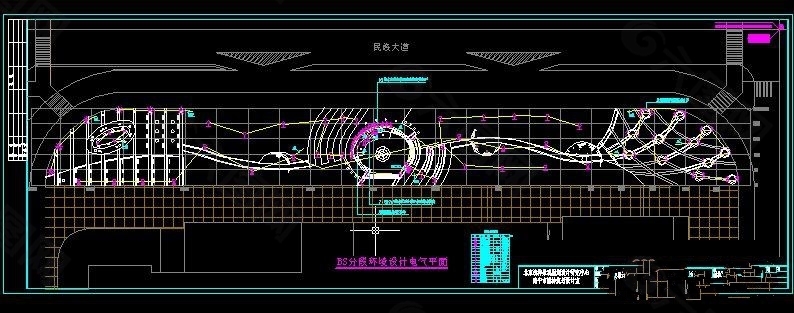 BS分段环境设计电气平面