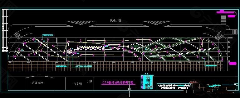 CS分段环境设计照明平面