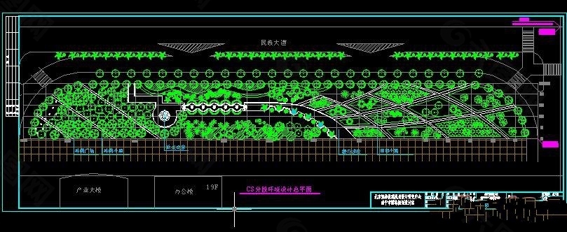 CS分段环境设计总平面