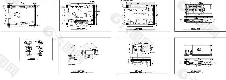 专卖店装修图CAD图纸