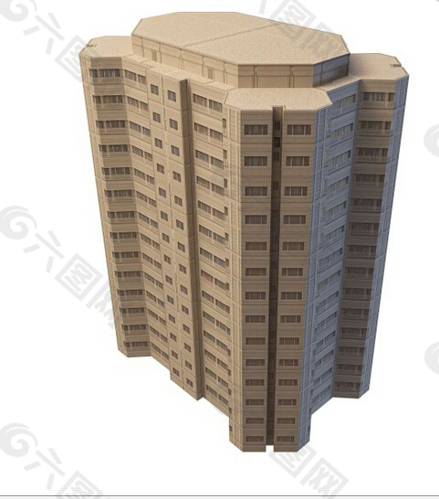 高楼大厦模型