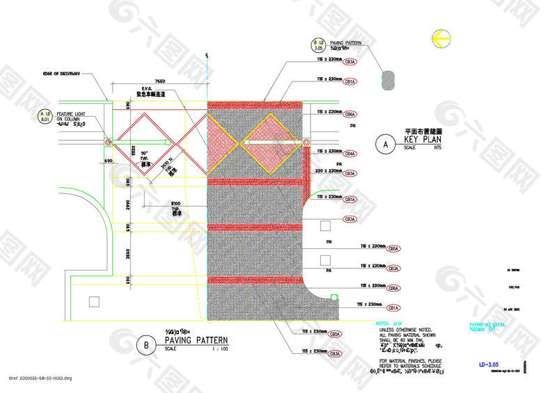 深圳新亚洲花园cad图纸设计素材
