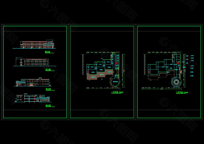 幼儿园图纸cad图纸素材
