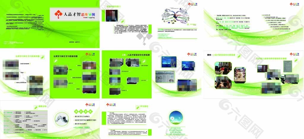 人品才智思维导图宣传图片