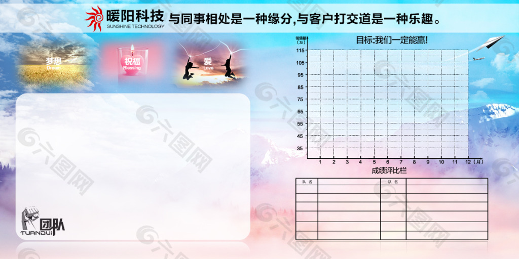 文化墙喷绘模板